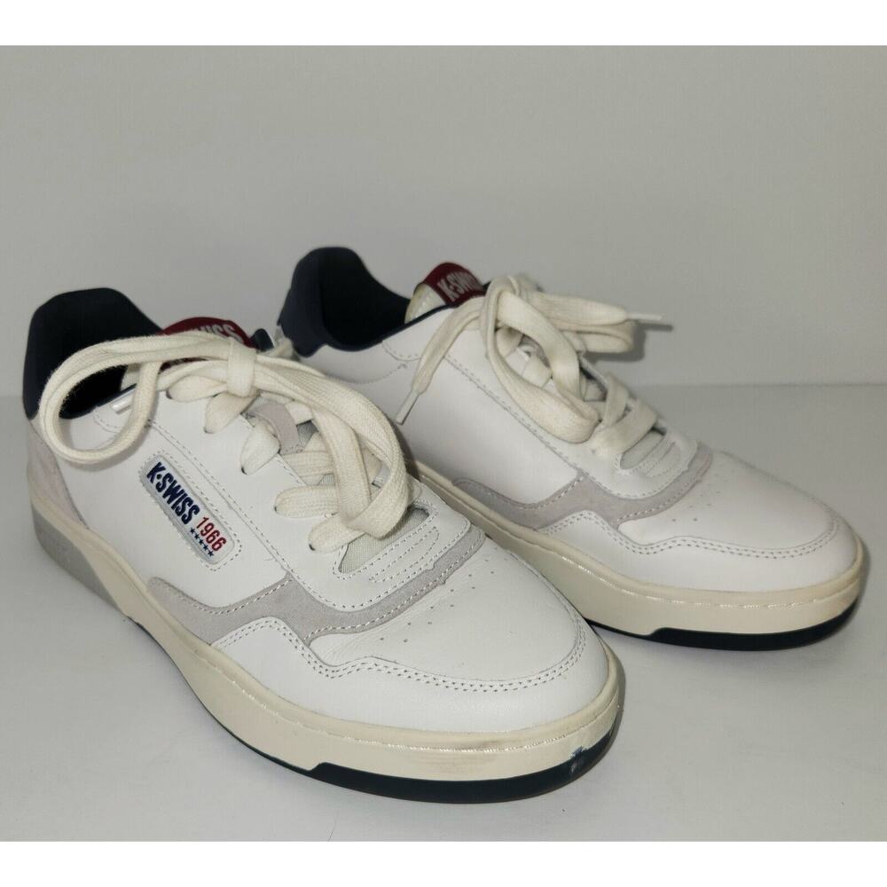 K-Swiss Cannoncourt Lth Mens Size 8 Sneakers Casual Shoes 07253-101 M Low